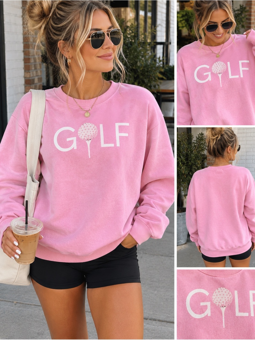 Golf crewneck